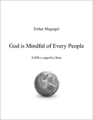 God is Mindful of Every People SATB choral sheet music cover Thumbnail